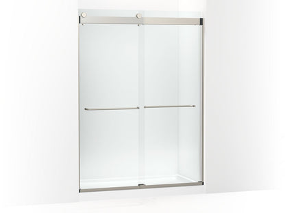KOHLER K-CA33777-10L Stoneridge 80-5/16" H frameless sliding shower door with 3/8" -thick Crystal Clear glass