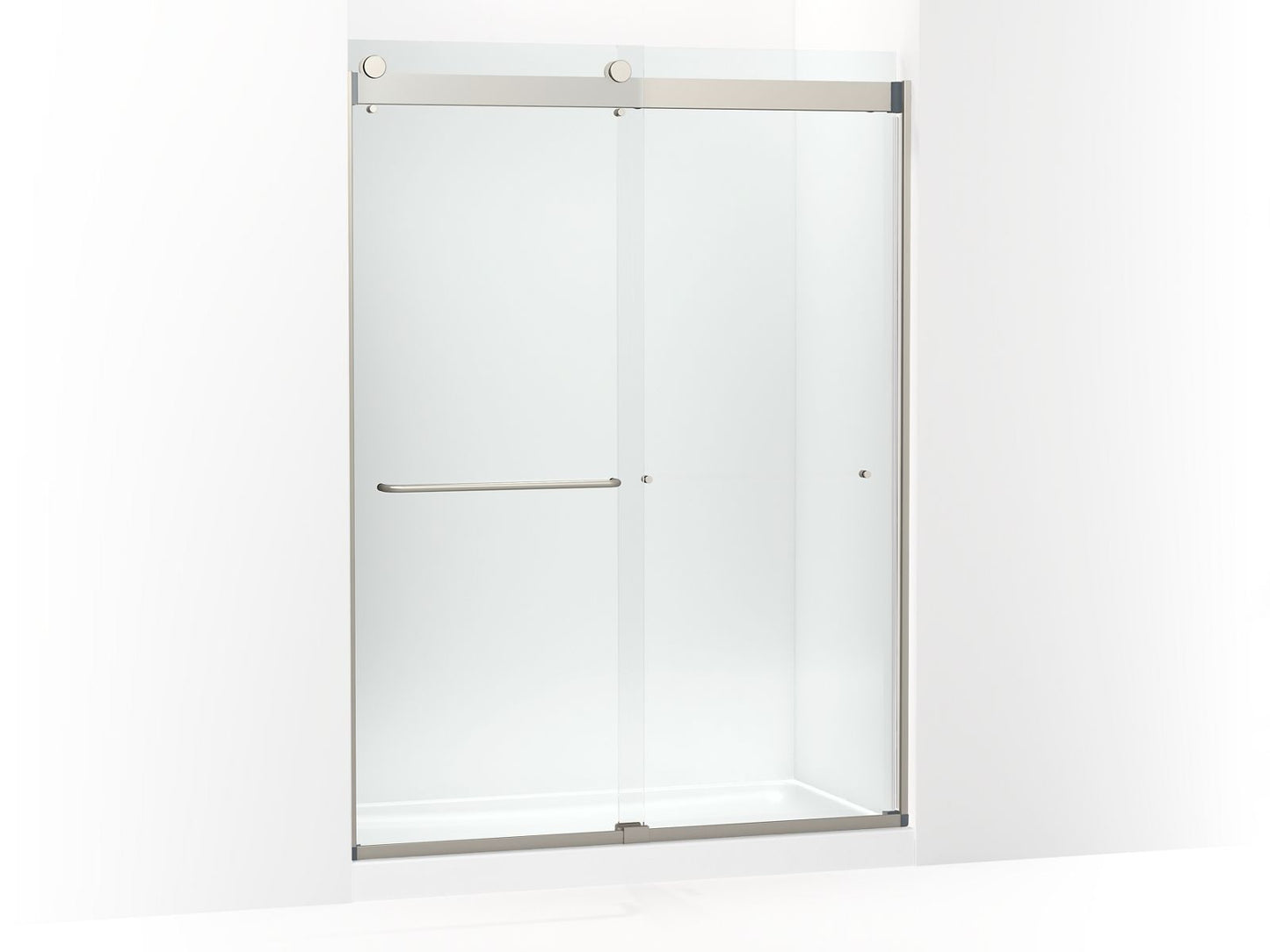 KOHLER K-CA33780-10L Stoneridge 80-5/16" H frameless sliding shower door with 3/8" -thick Crystal Clear glass