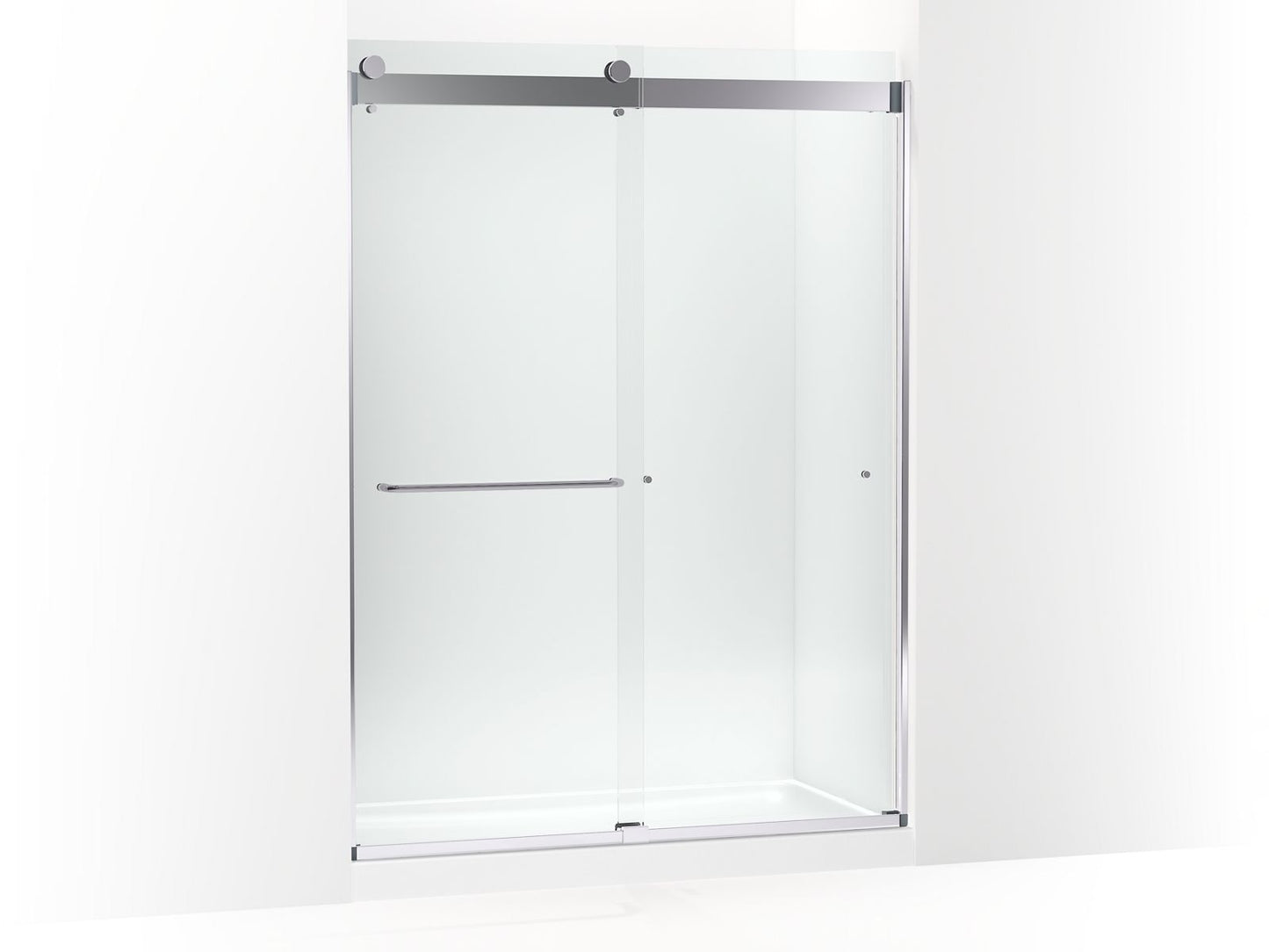 KOHLER K-CA33780-10L Stoneridge 80-5/16" H frameless sliding shower door with 3/8" -thick Crystal Clear glass