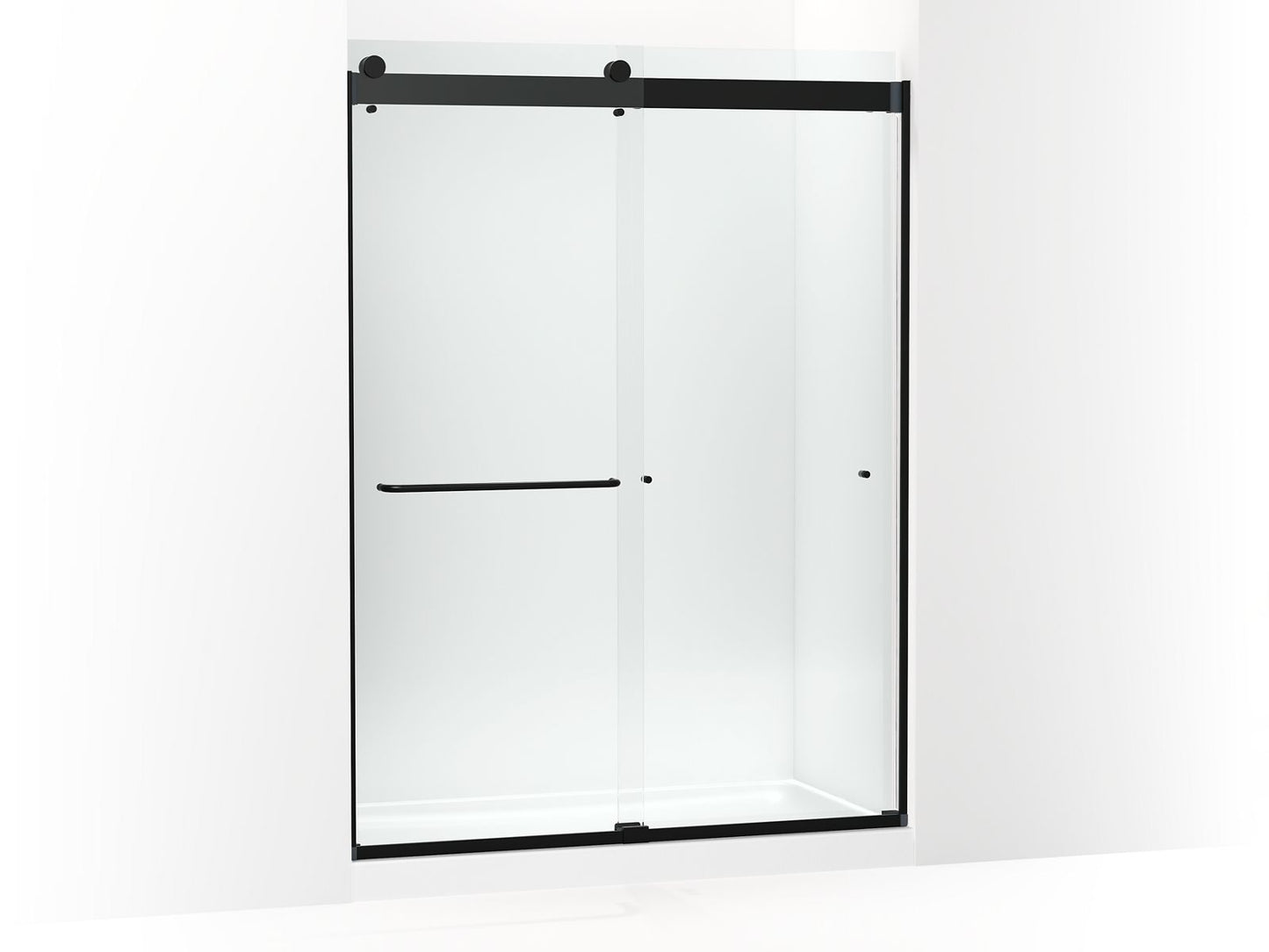 KOHLER K-CA33780-10L Stoneridge 80-5/16" H frameless sliding shower door with 3/8" -thick Crystal Clear glass