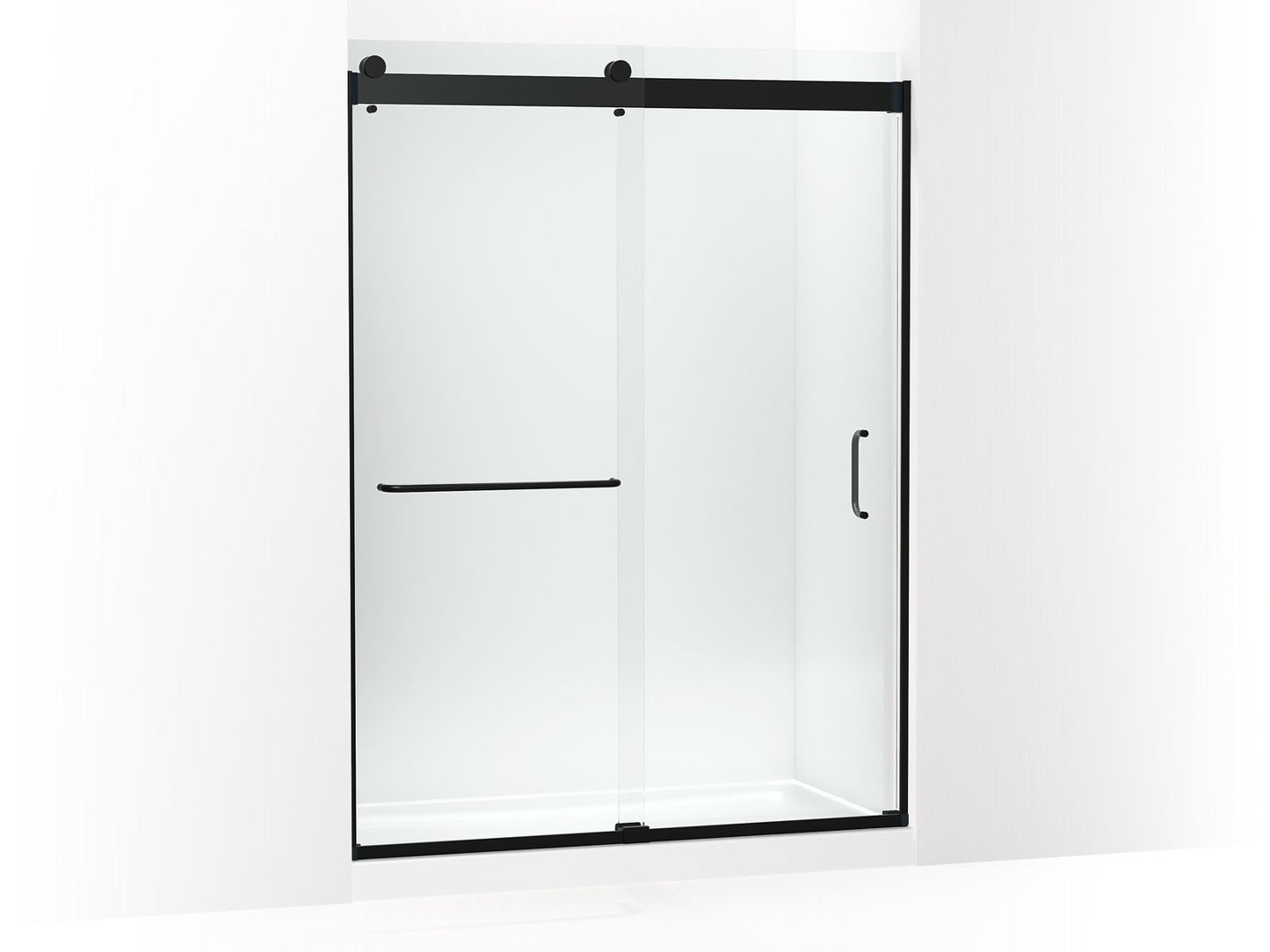 KOHLER K-CA33781-10L Stoneridge 80-5/16" H frameless sliding shower door with 3/8" -thick Crystal Clear glass