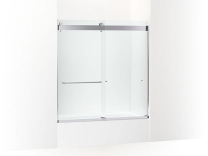KOHLER K-CA33782-10L Stoneridge 61-7/16" H frameless sliding bath door with 3/8" -thick Crystal Clear glass