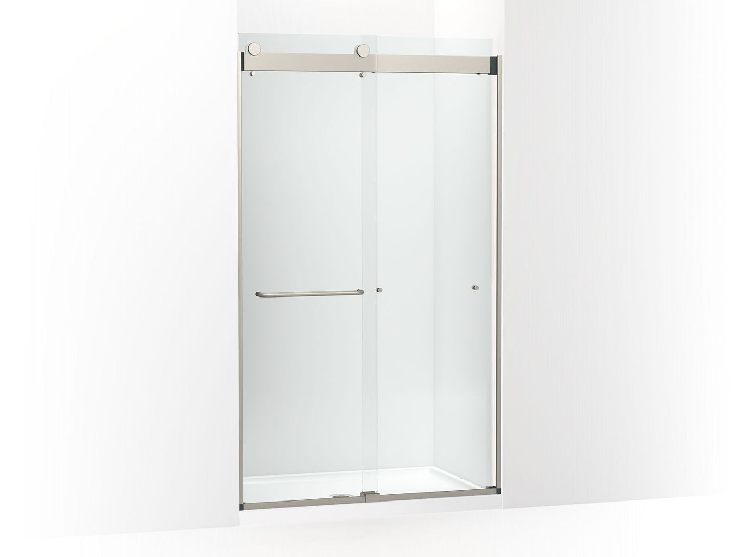 KOHLER K-CA33783-10L Stoneridge 80-5/16" H frameless sliding shower door with 3/8" -thick Crystal Clear glass