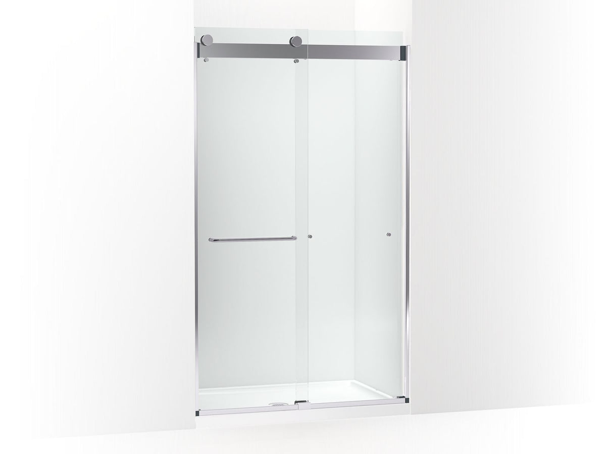 KOHLER K-CA33783-10L Stoneridge 80-5/16" H frameless sliding shower door with 3/8" -thick Crystal Clear glass