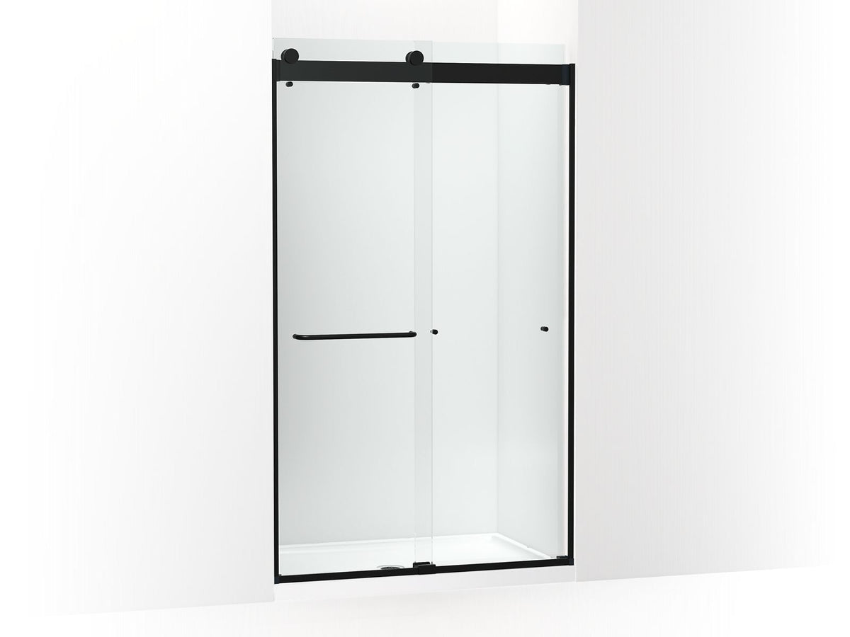 KOHLER K-CA33783-10L Stoneridge 80-5/16" H frameless sliding shower door with 3/8" -thick Crystal Clear glass