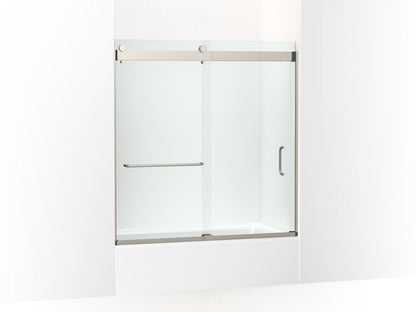 KOHLER K-CA33786-10L Stoneridge 61-7/16" H frameless sliding bath door with 3/8" -thick Crystal Clear glass