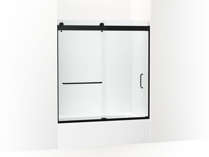 KOHLER K-CA33786-10L Stoneridge 61-7/16" H frameless sliding bath door with 3/8" -thick Crystal Clear glass
