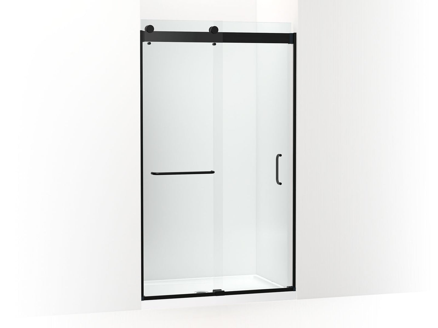 KOHLER K-CA33787-10L Stoneridge 80-5/16" H frameless sliding shower door with 3/8" -thick Crystal Clear glass