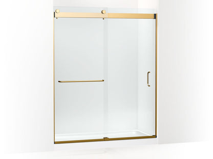 KOHLER K-CA33788-10L Stoneridge 80-5/16" H frameless sliding shower door with 3/8" -thick Crystal Clear glass