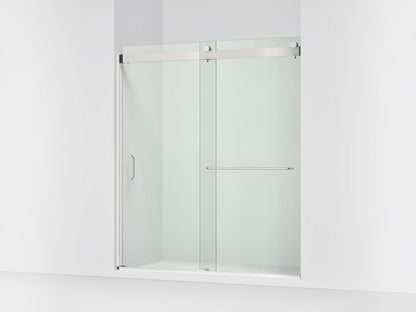 KOHLER K-CA33789-10L Stoneridge 66"-72" W x 80-1/4" H Bypass Shower Door with 3/8"-thick Crystal Clear Glass, Bright Polished