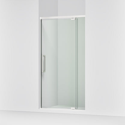 KOHLER K-CA37594-8L Statement 76" H pivot shower door with 5/16"-thick glass, bright polished silver - view 4