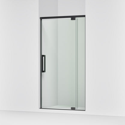KOHLER K-CA37594-8L Statement 76" H pivot shower door with 5/16"-thick glass, matte black - view 4