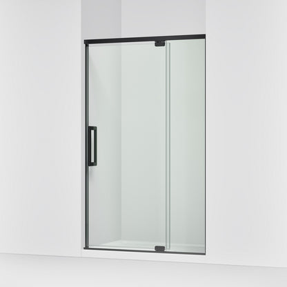 KOHLER K-CA37595-8L Statement 76" H pivot shower door with 5/16"-thick glass, matte black - view 4