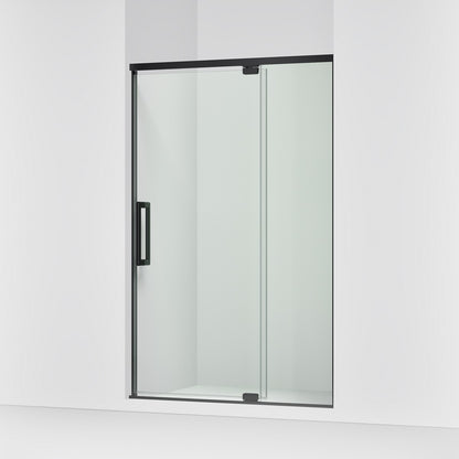 KOHLER K-CA37596-8L Statement 76" H pivot shower door with 5/16"-thick glass, matte black - view 4