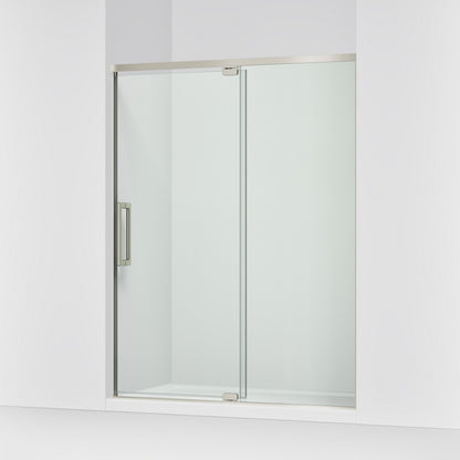 KOHLER K-CA37597-8L Statement 76" H pivot shower door with 5/16"-thick glass, anodized brushed nickel - view 4