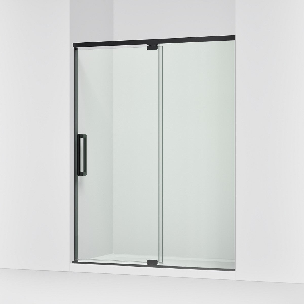 KOHLER K-CA37597-8L Statement 76" H pivot shower door with 5/16"-thick glass, matte black - view 4