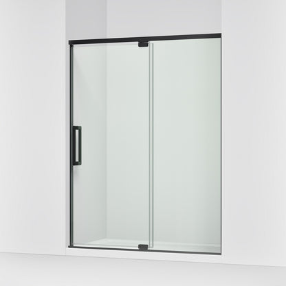 KOHLER K-CA37597-8L Statement 76" H pivot shower door with 5/16"-thick glass, matte black - view 4