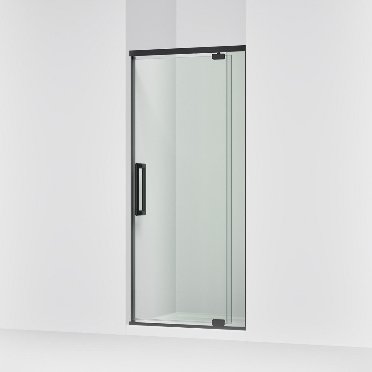 KOHLER K-CA37598-8L Statement 76" H pivot shower door with 5/16"-thick glass, matte black - view 4
