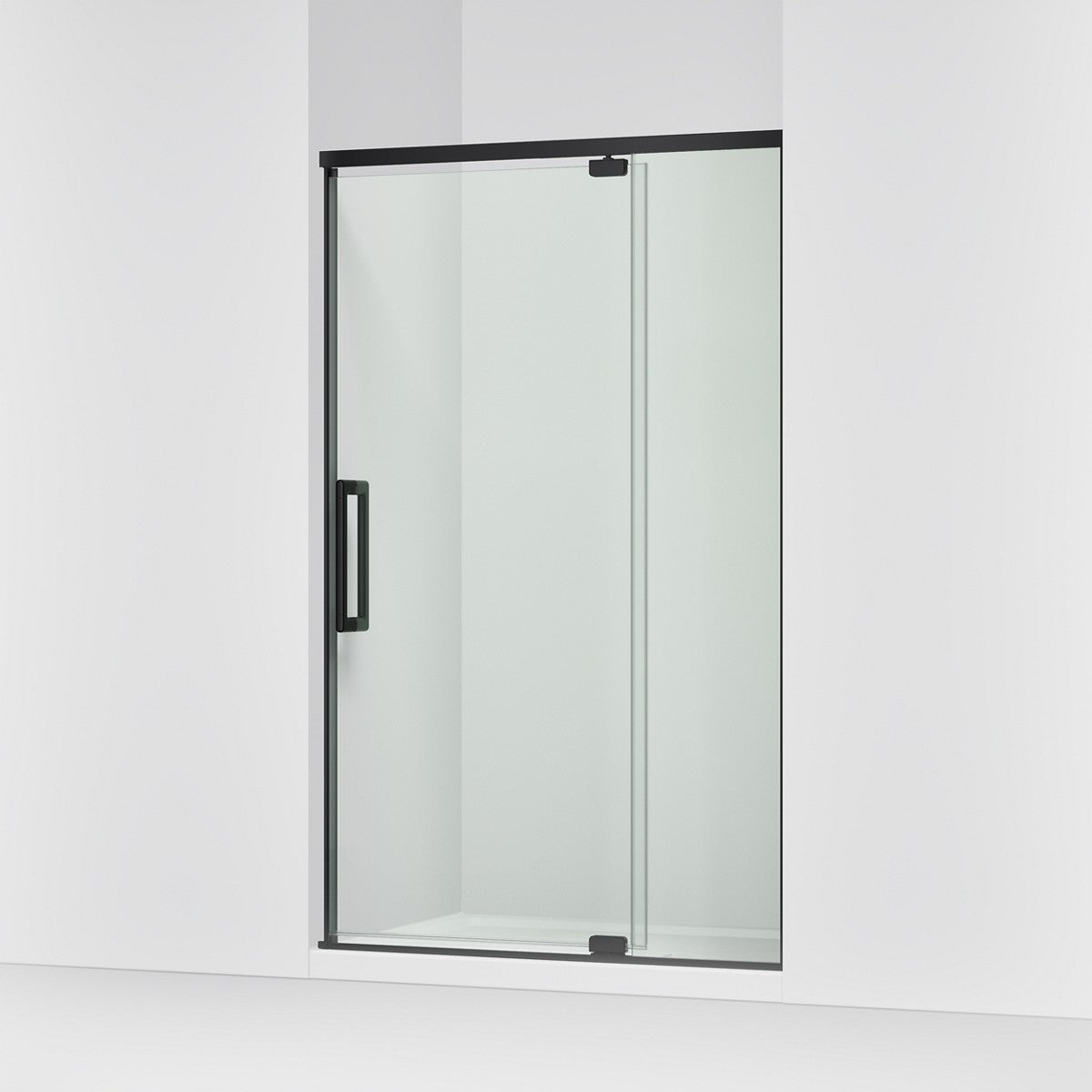 KOHLER K-CA37599-8L Statement 76" H pivot shower door with 5/16"-thick glass, matte black - view 4