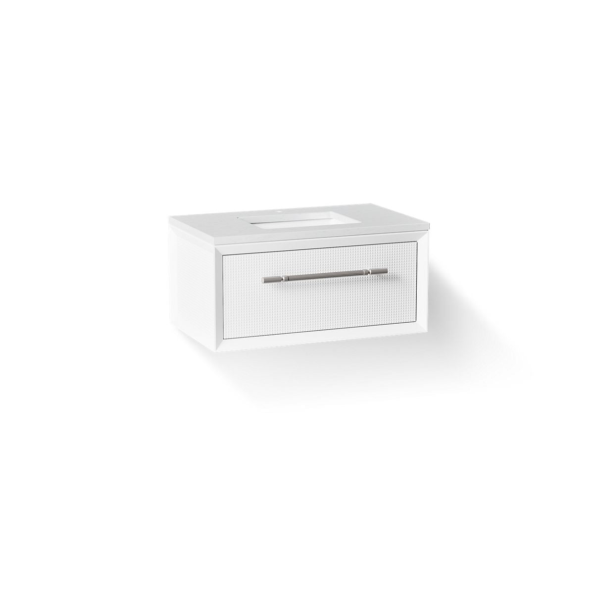 KOHLER K-CM33562-BD1 Enivo 36" wall-hung bathroom vanity cabinet with sink and quartz top