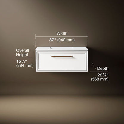 3/4 view of product with dimensions