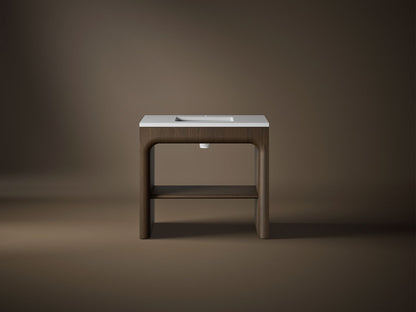3/4 view of product with dimensions