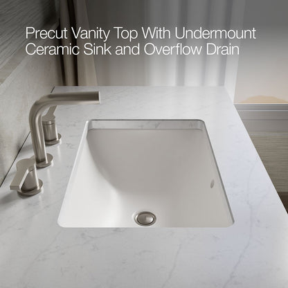 KOHLER K-CM99533-BD1 Poplin 36" bathroom vanity cabinet with sink and quartz top