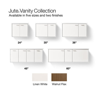 KOHLER K-CM99544-BD1 Jute 48" wall-hung bathroom vanity cabinet with sink and quartz top