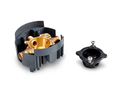 KOHLER K-P8300-IPS Rite-Temp Valve body rough-in with service stops and female NPT connections, project pack