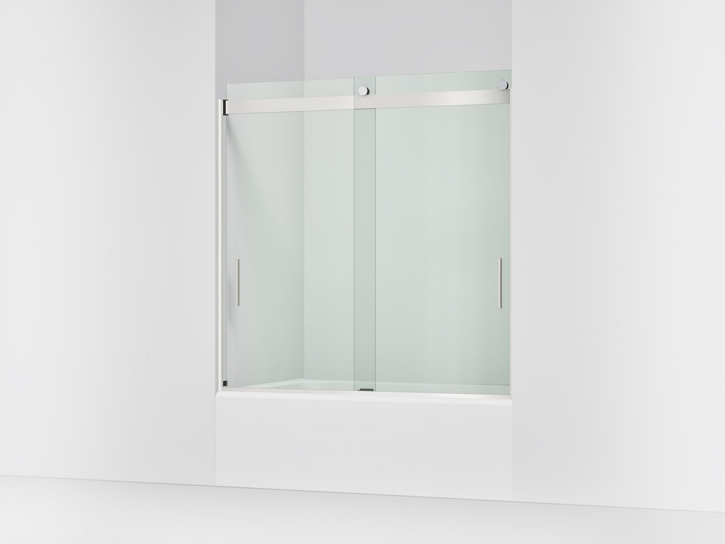 KOHLER K-R706002-L Levity 59-3/4" with 1/4" glass thickness bath door with handle