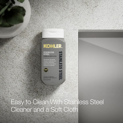 KOHLER K-RH20912 Lyric 32" Undermount Single-bowl Kitchen Sink, Stainless Steel - Detail image of a product feature