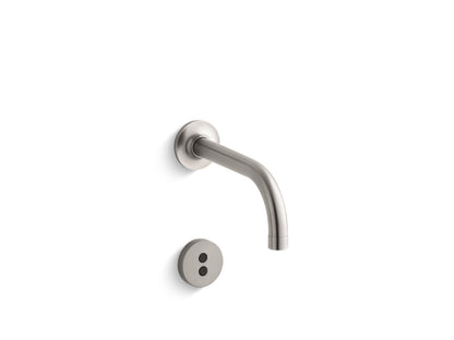 KOHLER Purist Wall-mount touchless faucet trim with Insight™ technology and 6" 90-degree spout, requires valve