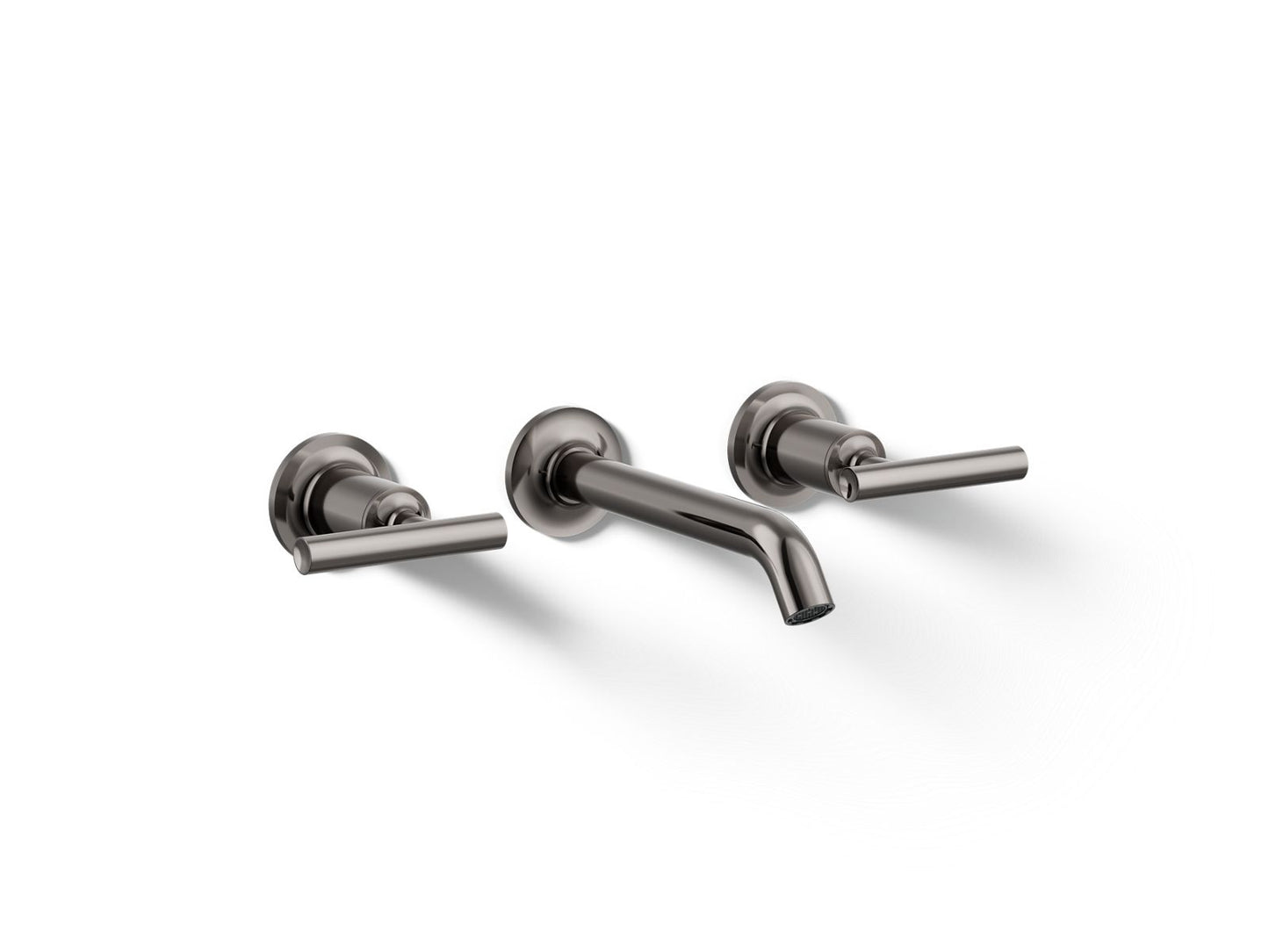 KOHLER K-T14413-4 Purist Wall-mount Bathroom Sink Faucet Trim with Lever Handles, 1.2 GPM