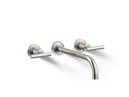 KOHLER Purist Wall-mount bathroom sink faucet trim with Lever handles, 1.2 gpm