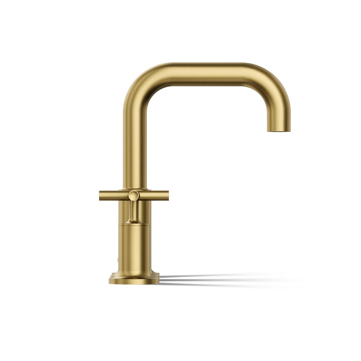 KOHLER Purist Deck-mount bath faucet trim with Cross handles