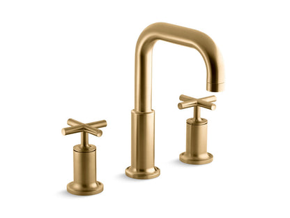 KOHLER Purist Deck-mount bath faucet trim with Cross handles