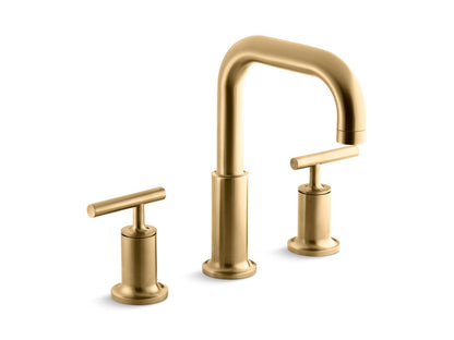 KOHLER Purist Deck-mount bath faucet trim with Lever handles