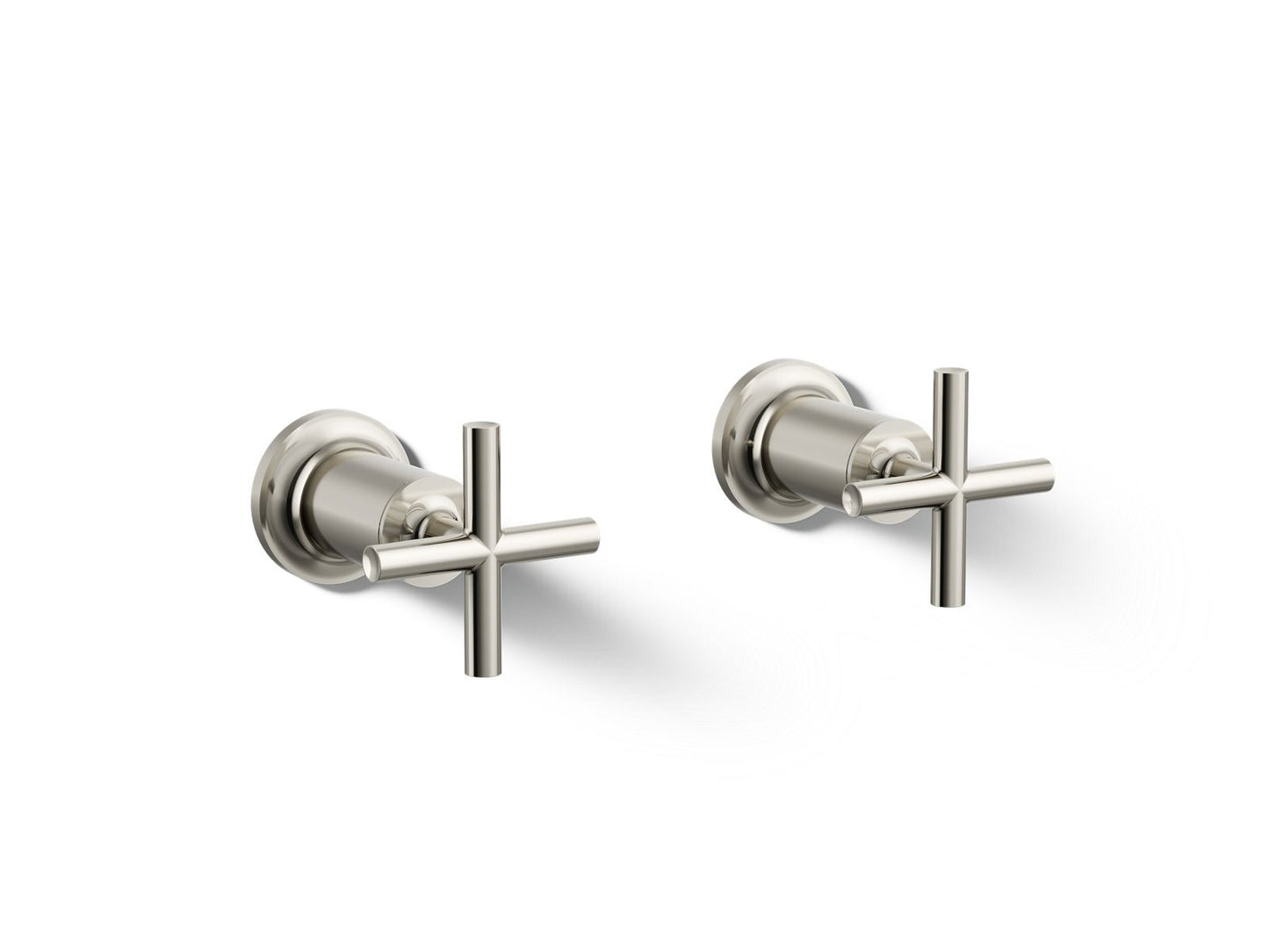 KOHLER Purist Deck- or wall-mount bath faucet handle trim with cross design