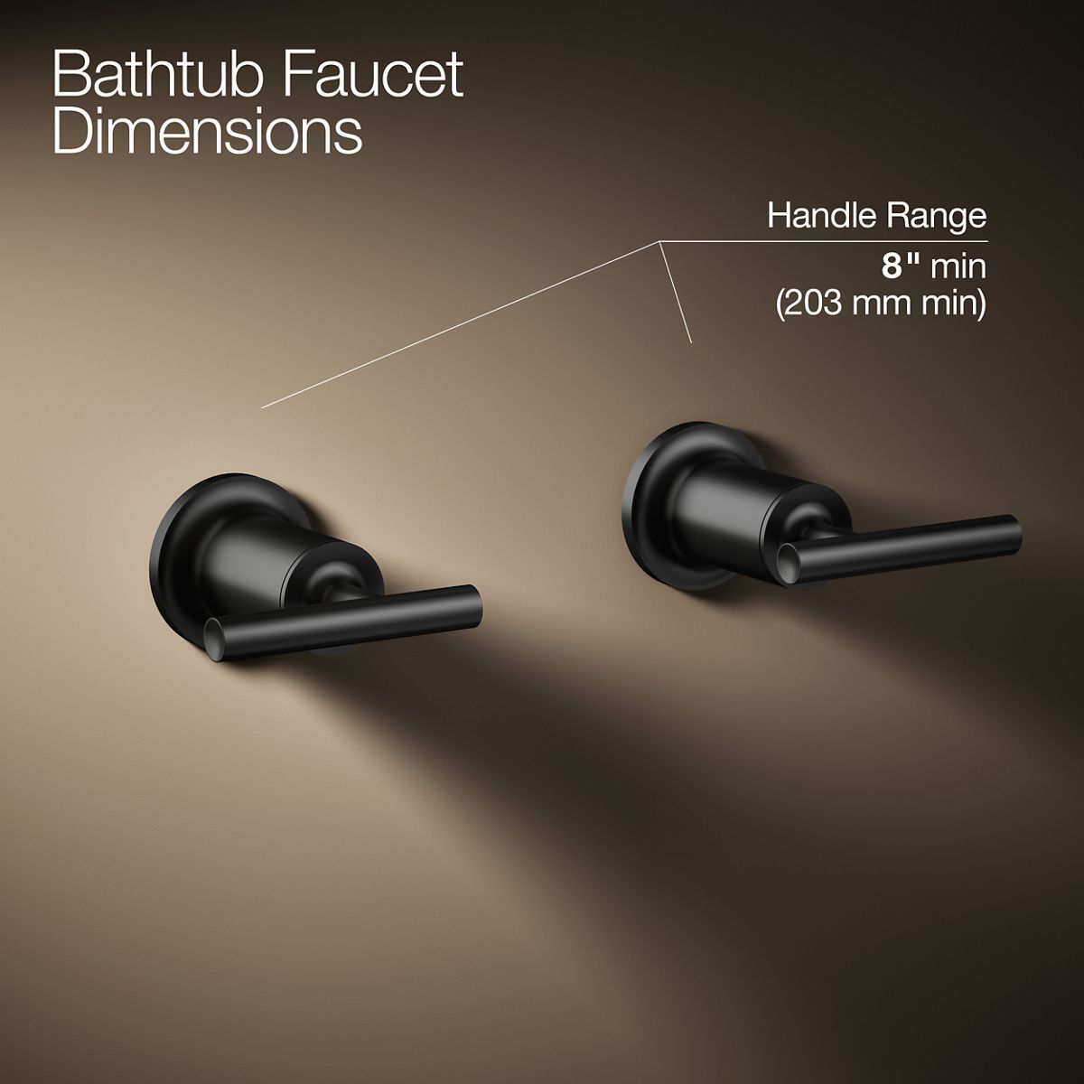 KOHLER Purist Deck- or wall-mount bath faucet handle trim with lever design
