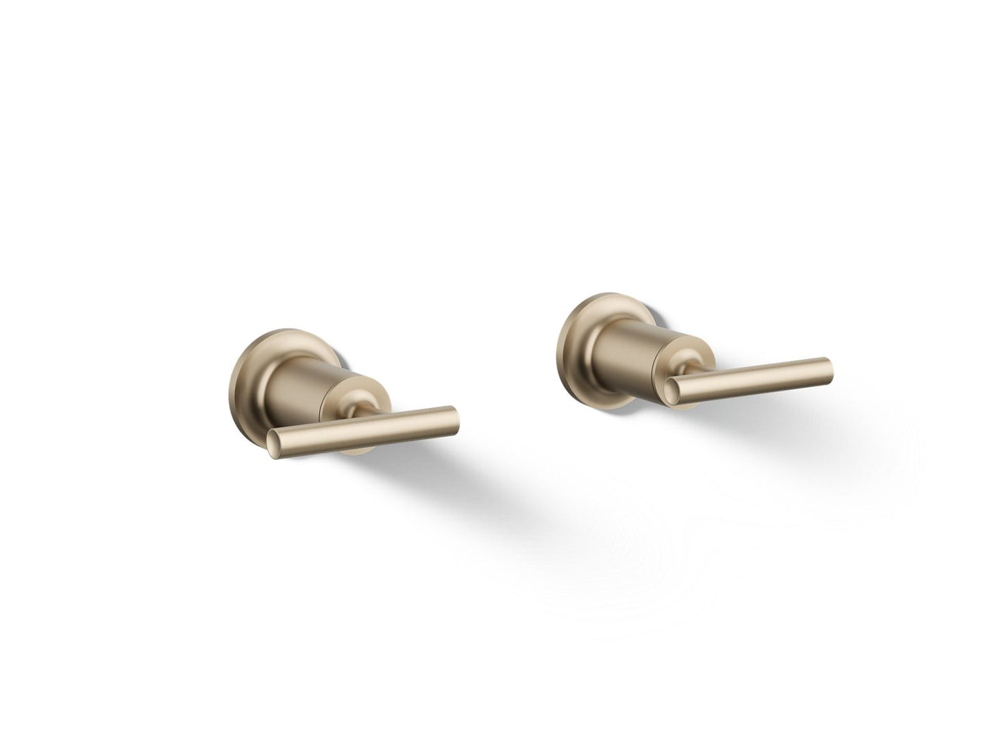 KOHLER Purist Deck- or wall-mount bath faucet handle trim with lever design