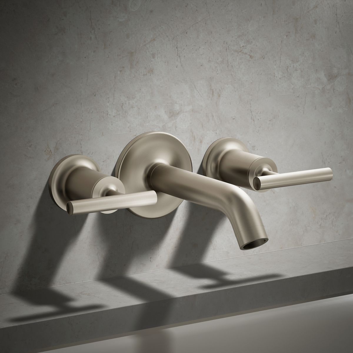KOHLER Purist Deck- or wall-mount bath faucet handle trim with lever design