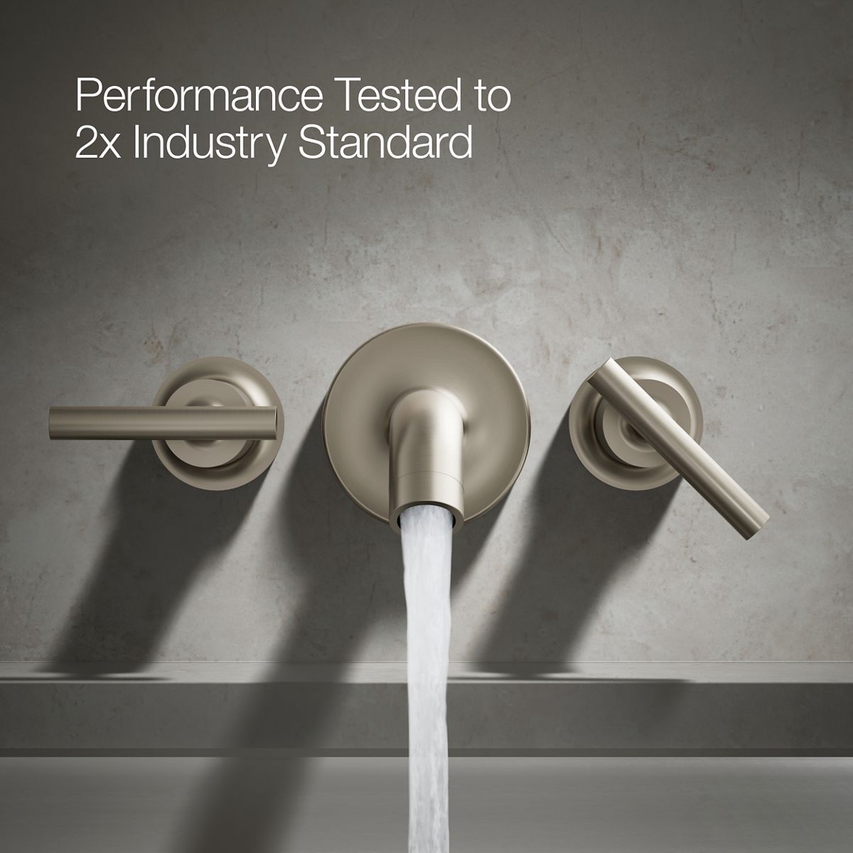 KOHLER Purist Deck- or wall-mount bath faucet handle trim with lever design