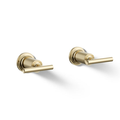 KOHLER Purist Deck- or wall-mount bath faucet handle trim with lever design