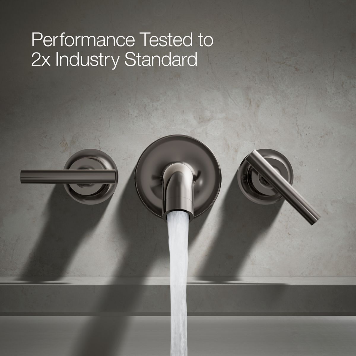 KOHLER Purist Deck- or wall-mount bath faucet handle trim with lever design