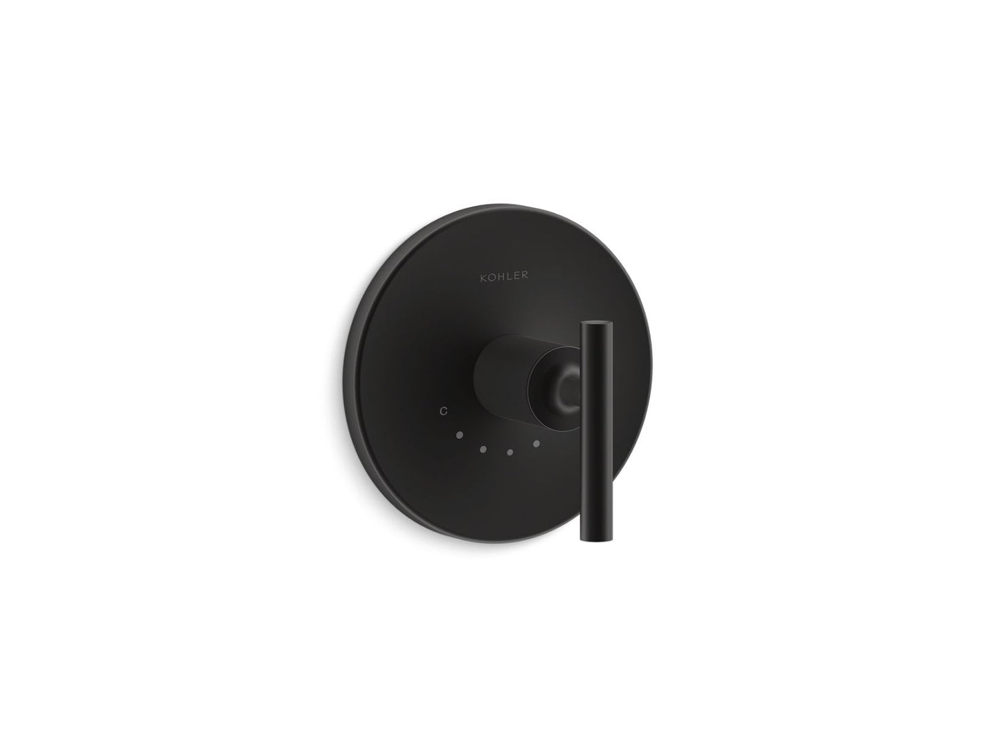 KOHLER Purist MasterShower temperature control valve trim with lever handle