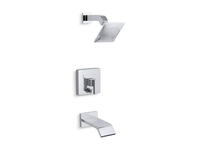KOHLER K-T14664-4 Loure Rite-Temp bath and shower trim kit with push-button diverter, 2.5 gpm