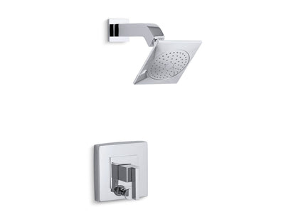 KOHLER K-T14665-4 Loure Rite-Temp shower trim kit with push-button diverter, 2.5 gpm