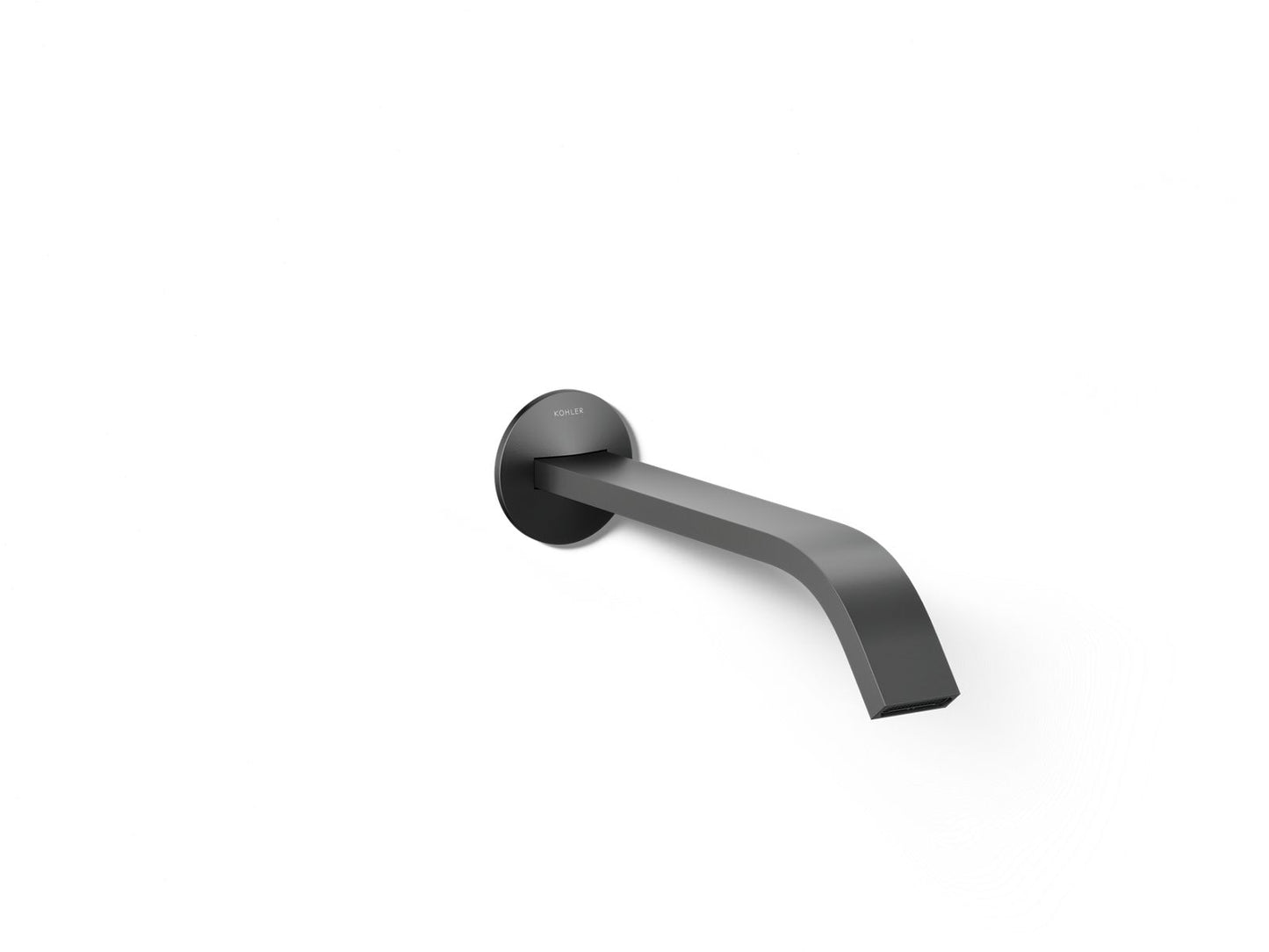 KOHLER Components Wall-mount bathroom sink faucet spout with Ribbon design, 1.2 gpm