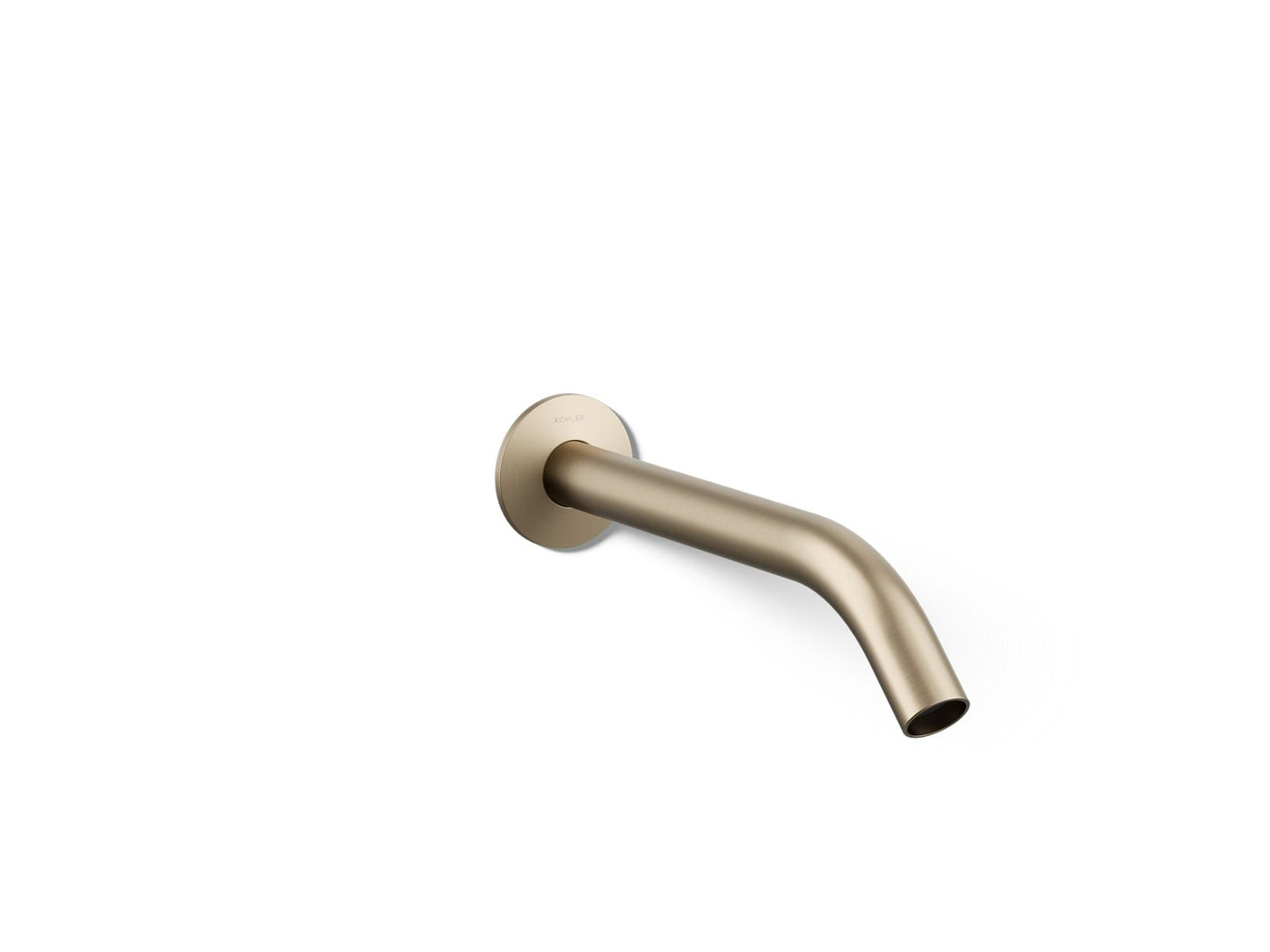 KOHLER Components Wall-mount bathroom sink faucet spout with Tube design, 1.2 gpm
