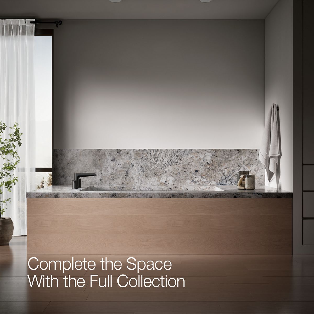 KOHLER Hint Deck-mount bath faucet trim
